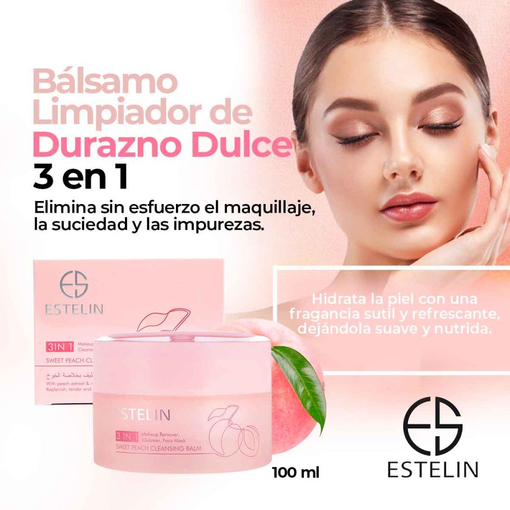 Balsamo Limpiador de Durazno Dulce 3 en 1 100gr - Imagen 2