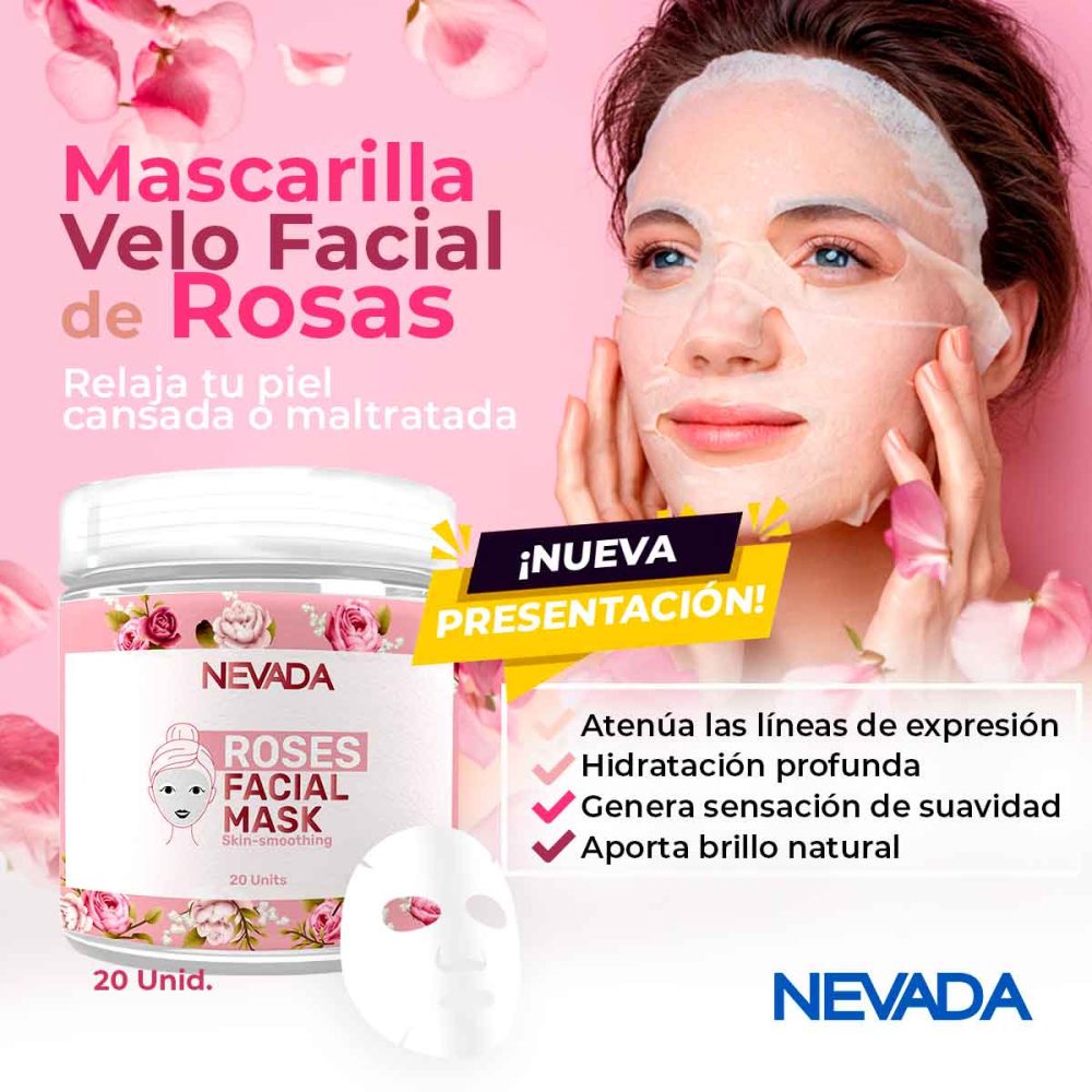 Mascarilla Facial de Rosas x20 - Imagen 2
