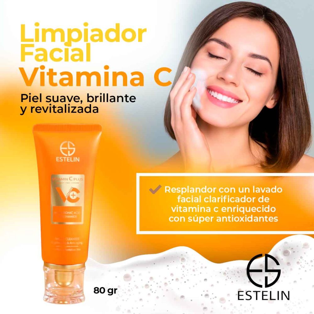 Limpiador Facial Vitamina C 80gr - Imagen 2